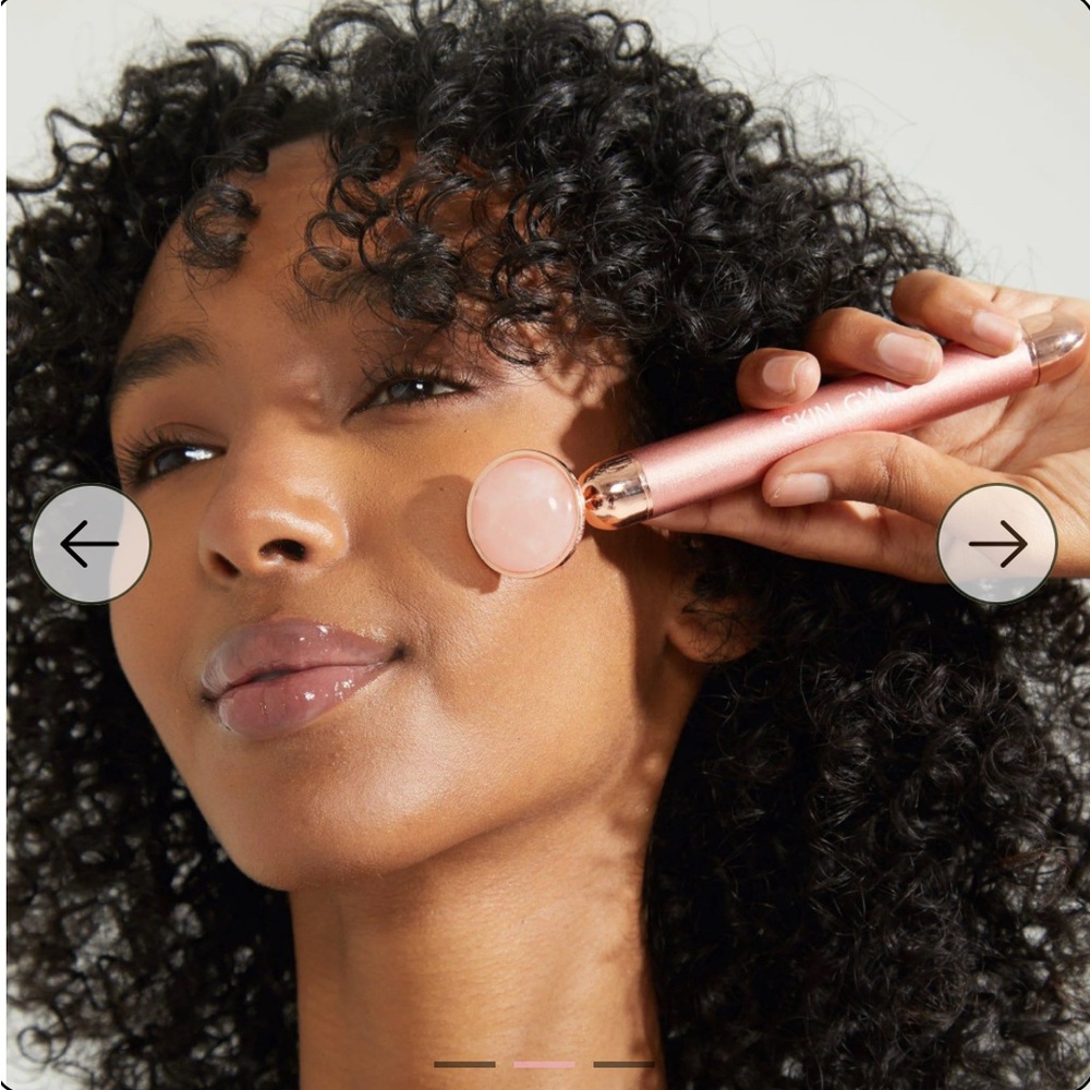 Skin Gym Rose Quartz Revati Vibrating Beauty Tool NEW - Picture 2 of 3